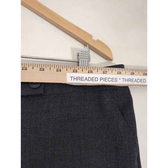 Body By Victoria Pants Women 14 Gray Kate Fit Bootcut Career Office Professional - Picture 7 of 9